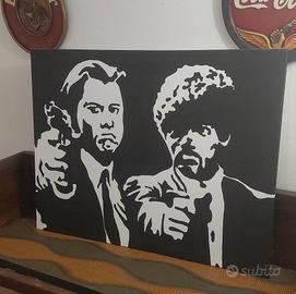 quadro tema Pulp Fiction.