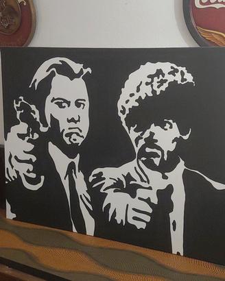 quadro tema Pulp Fiction.