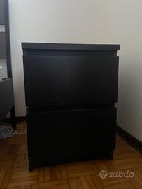 Comodino IKEA MALM color mogano