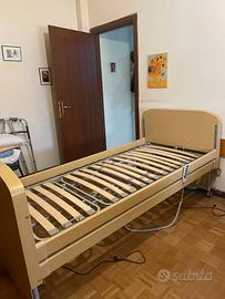 Letto elettrico motorizzato in legno