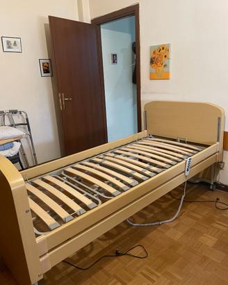 Letto elettrico motorizzato in legno