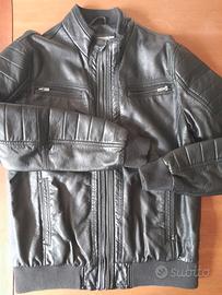 Giacca similpelle nera OVS 13-14 anni