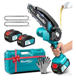 Motosega NUOVA a batteria (2 batterie)