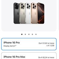 Iphone pro 128/256 nuovi sigillati fattura gar 24M