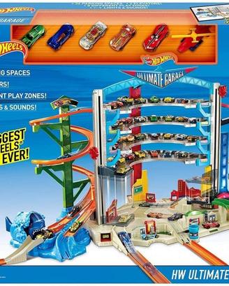 garage grande  hot wheels con squalo