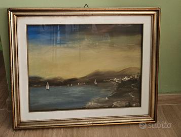 Quadro paesaggio marino