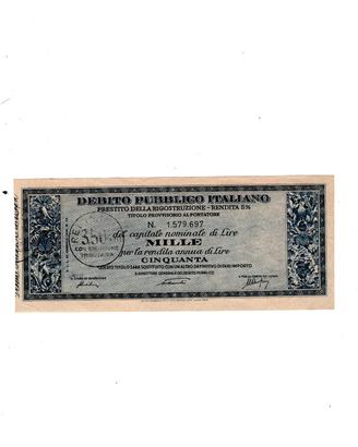 DEBITO PUBBLICO ITALIANO