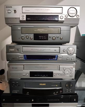 Videoregistratore multimarca Samsung Sony Aiwa LG 