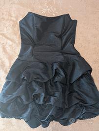 vestito corto nero vintage Alberta Anticoli 