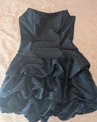 vestito corto nero vintage Alberta Anticoli 