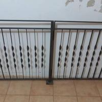 Cancellino 2 pezzi in ferro battuto