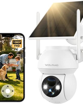 Telecamera di sicurezza solare 1080P per esterni,