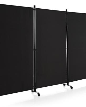 PARAVENTO SEPARE' DIVISORIO 180X260 NERO