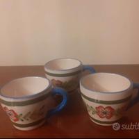 3 tazzine nuove