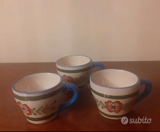 3 tazzine nuove