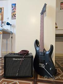 Chitarra elettrica con amplificatore