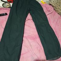 pantaloni uomo verdi 