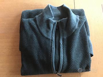 Maglia mistolana merinos verde taglia L