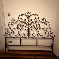 Letto matrimoniale in ferro battuto