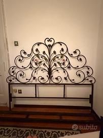 Letto matrimoniale in ferro battuto