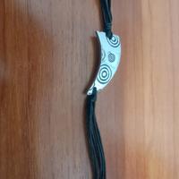 Bracciale acciaio caucciu