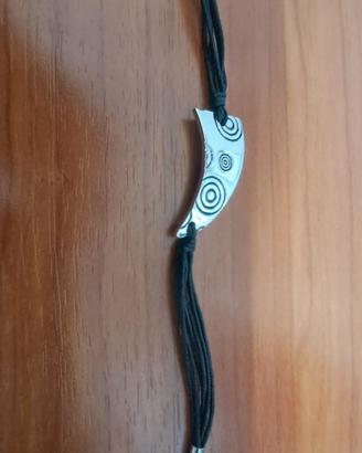 Bracciale acciaio caucciu