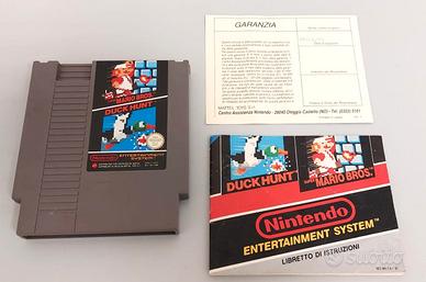 Duck Hunt e Super Mario Bros per Nes con manuali