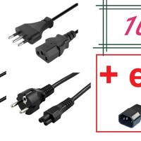 Cavi Alimentazione C5 e C13 (TV, MONITOR, PC ecc)