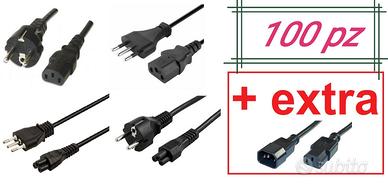 Cavi Alimentazione C5 e C13 (TV, MONITOR, PC ecc)