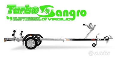 Rimorchio Nautico Ellebi senza freni