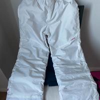 Pantalone sci bianco