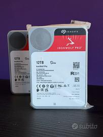 Hard disk 12tb seagate ironwolf pro