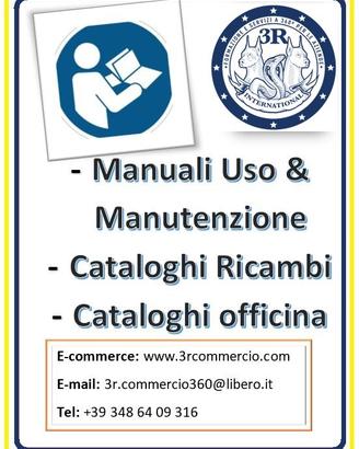Manuale uso e manutenzione macchinari edili