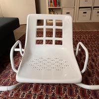 Sedia girevole per vasca Wimed