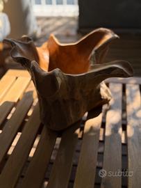 Soprammobil legno Frangipane originale Indonesia