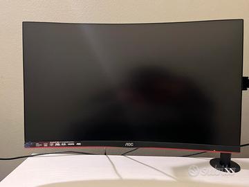 Monitor Aoc 240hz, 27 pollici curvo