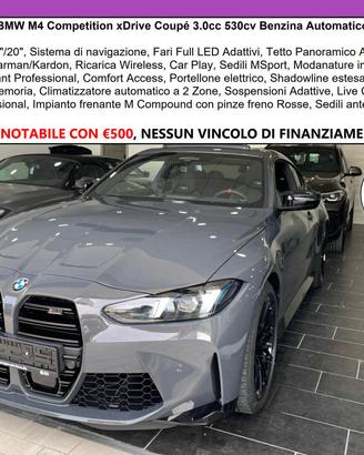 BMW Serie 4 Coupé Competition xdrive 530 cv Tetto 