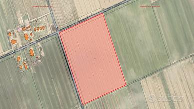 Terreno agricolo 5 HA fronte strada doppio accesso
