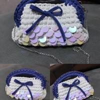 clack bag borsa uncinetto 