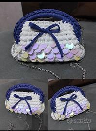clack bag borsa uncinetto 