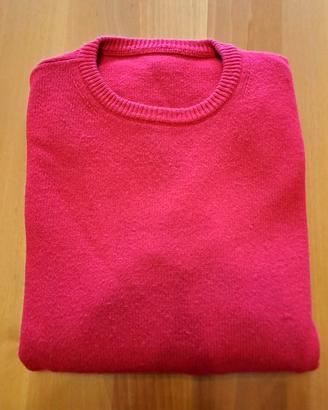 Maglione Pullover Rosso Uomo taglia 50 M