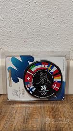 Disco hockey ufficiale Olimpiadi Milano Cortina 