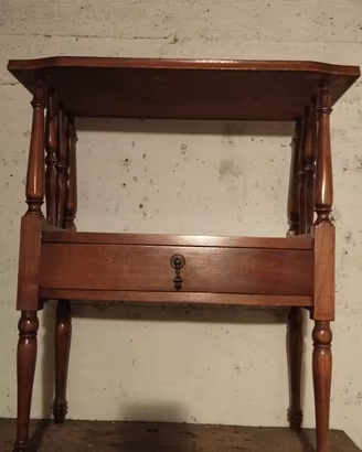 TAVOLINO COMODINO VINTAGE IN LEGNO