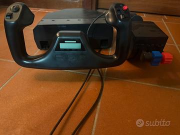 Logitech Flight Yoke System + Throttle Quadrant
