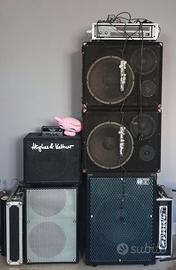 Casse 3 vie PA Huges&Kettner + finale + mixer
