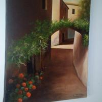 tela dipinta a olio