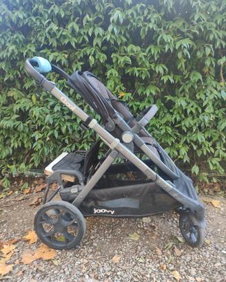 Passeggino con pedana incorporata 3 posti 