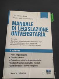 Manuale di Legislazione universitaria