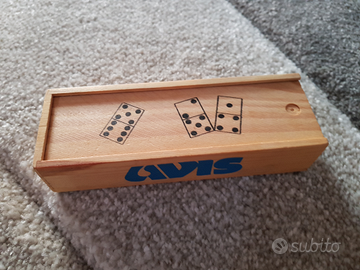 Domino Avis, scatola legno
