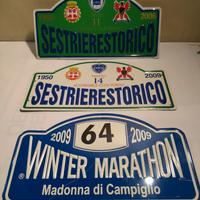 Targhe auto storiche 